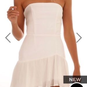 JEAN JAIL/saints and secrets strapless  dress